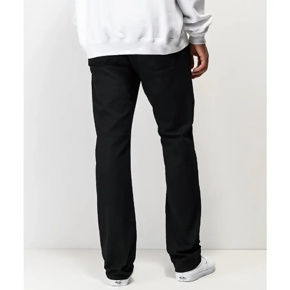 Empyre Skeletor Jeans Black Low Rise Mens 32 Slim Flare Minimal Skate Streetwear